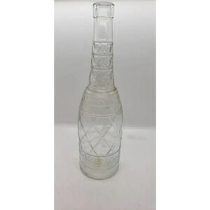 Vintage Bottle Decorative Diamond Lattice Embossed Pattern Decanter Wines Canada